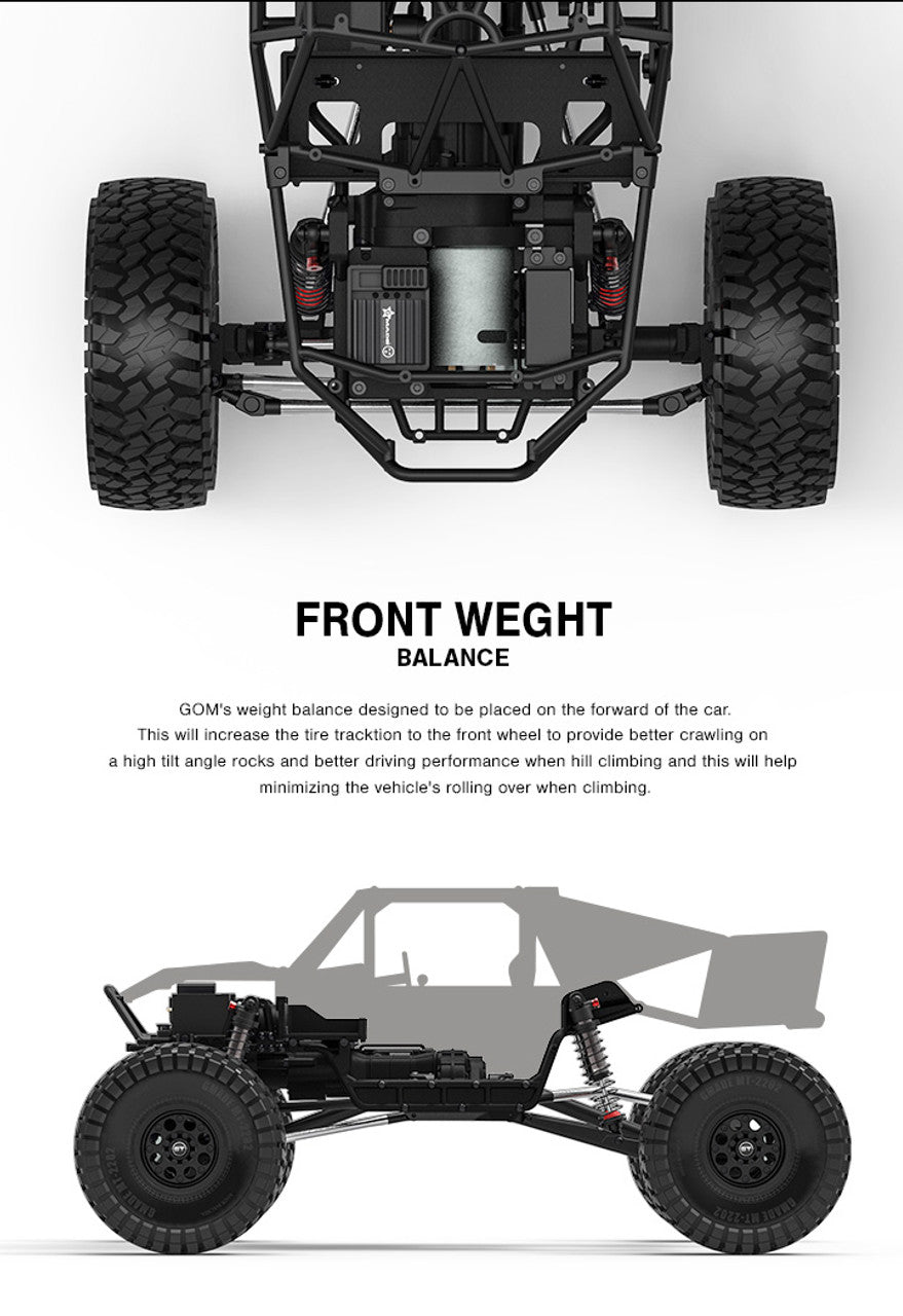 Gmade GR01 GOM 1/10 4WD Rock Crawler Buggy Kit