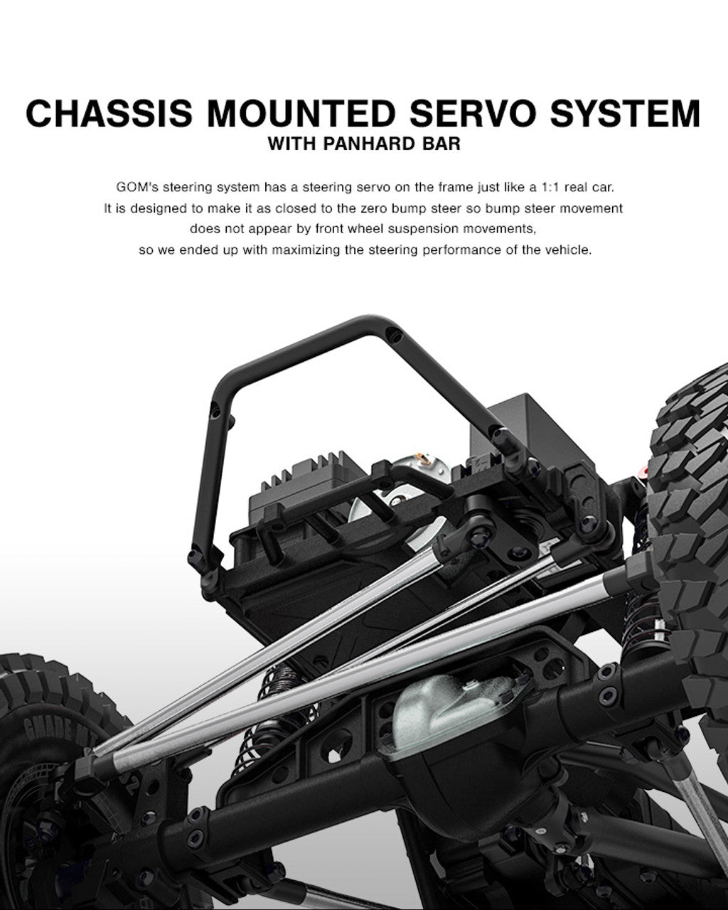 Gmade GR01 GOM 1/10 4WD Rock Crawler Buggy Kit