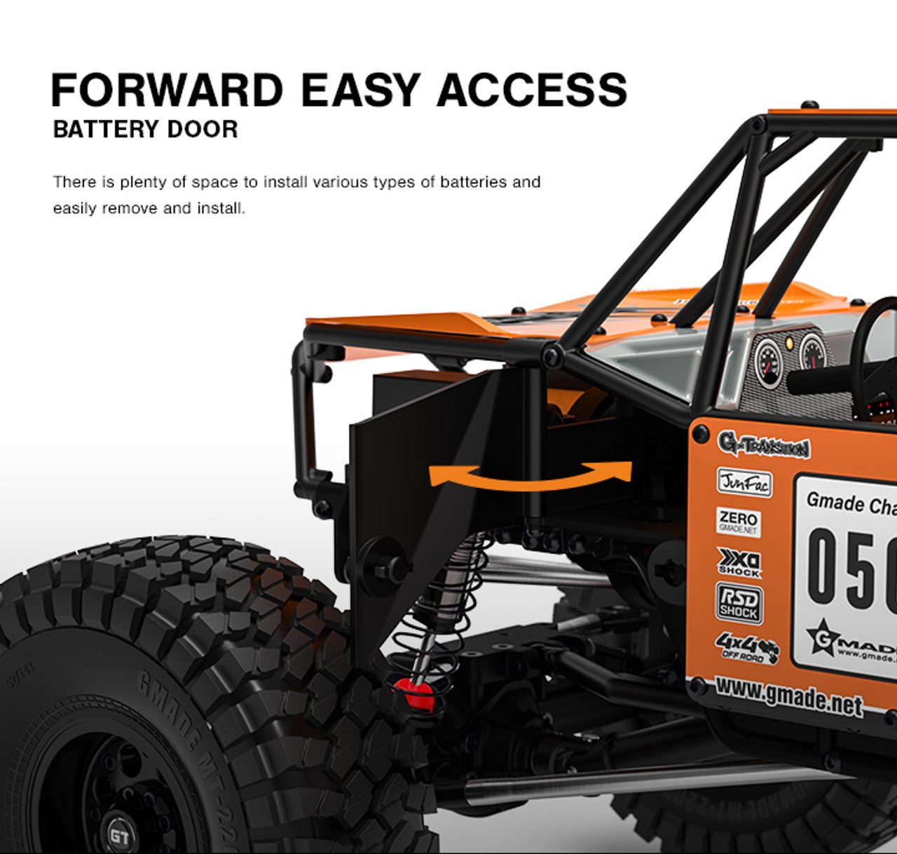 Gmade GR01 GOM 1/10 4WD Rock Crawler Buggy Kit