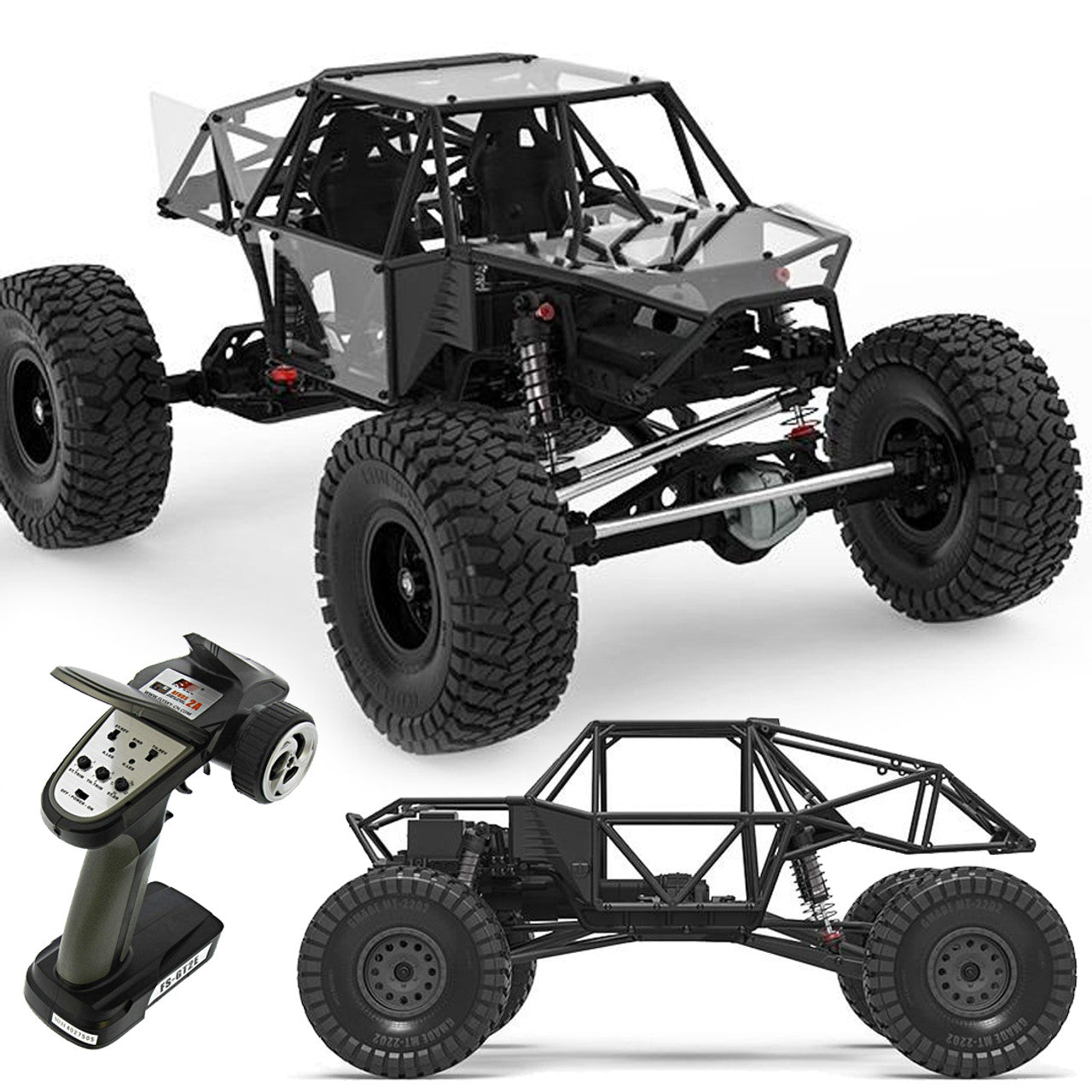 Gmade GOM Rockbuggy RTR Brushed 1/10 Scale  GR01 Chassis and 2.4GHz Radio