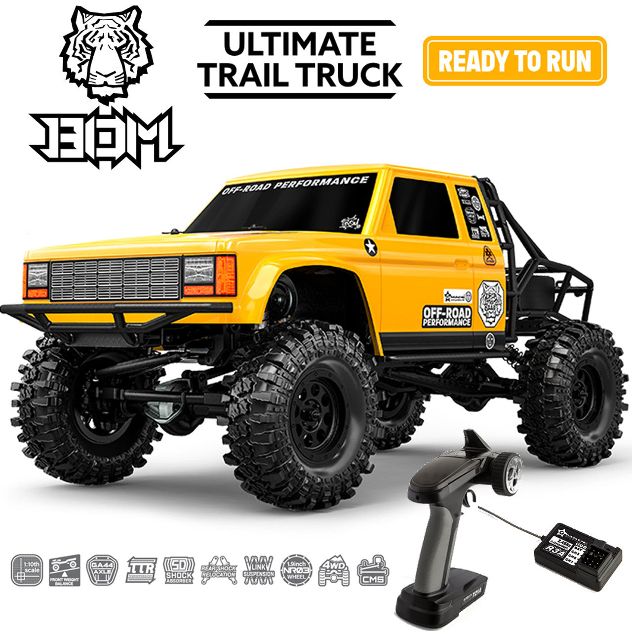 Gmade 57003 1/10 GS02 BOM RTR Ultimate Trail Truck with 2.4GHz