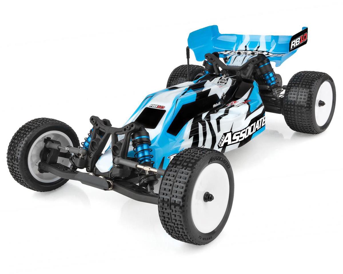 Team Associated RB10 1/10 Electric Off-Road 2wd Buggy RTR LiPo Battery & Charger Blue Combo