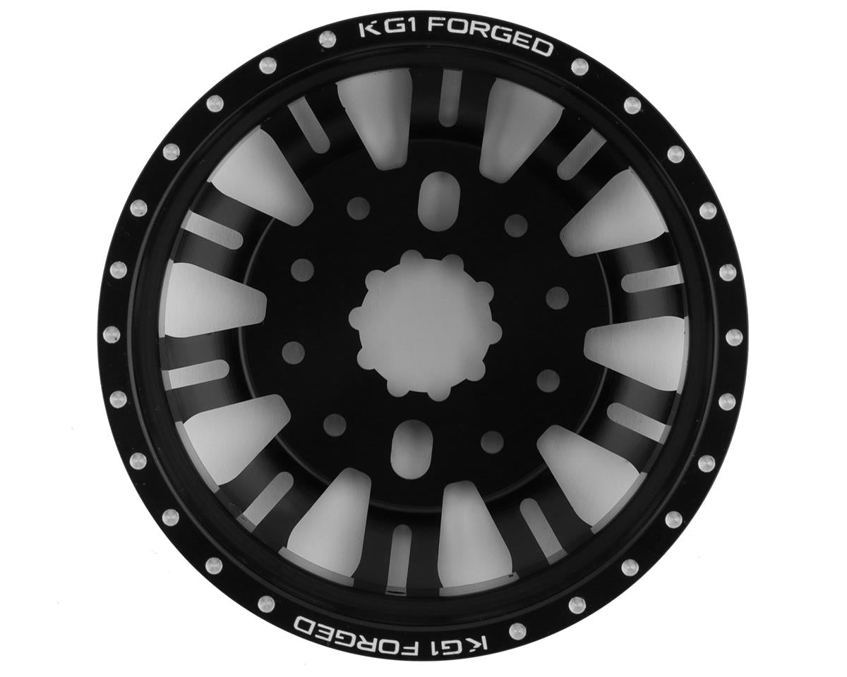 CEN KG1 KD004 DUEL Front Dually Aluminum Wheel (Black) (2)