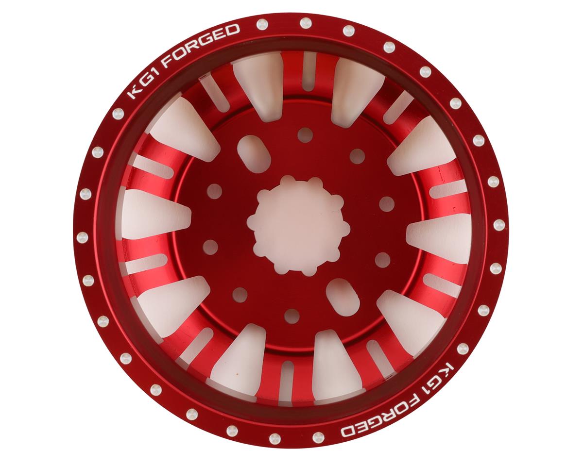 CEN KG1 KD004 DUEL Rear Dually Aluminum Wheel (Red) (2)