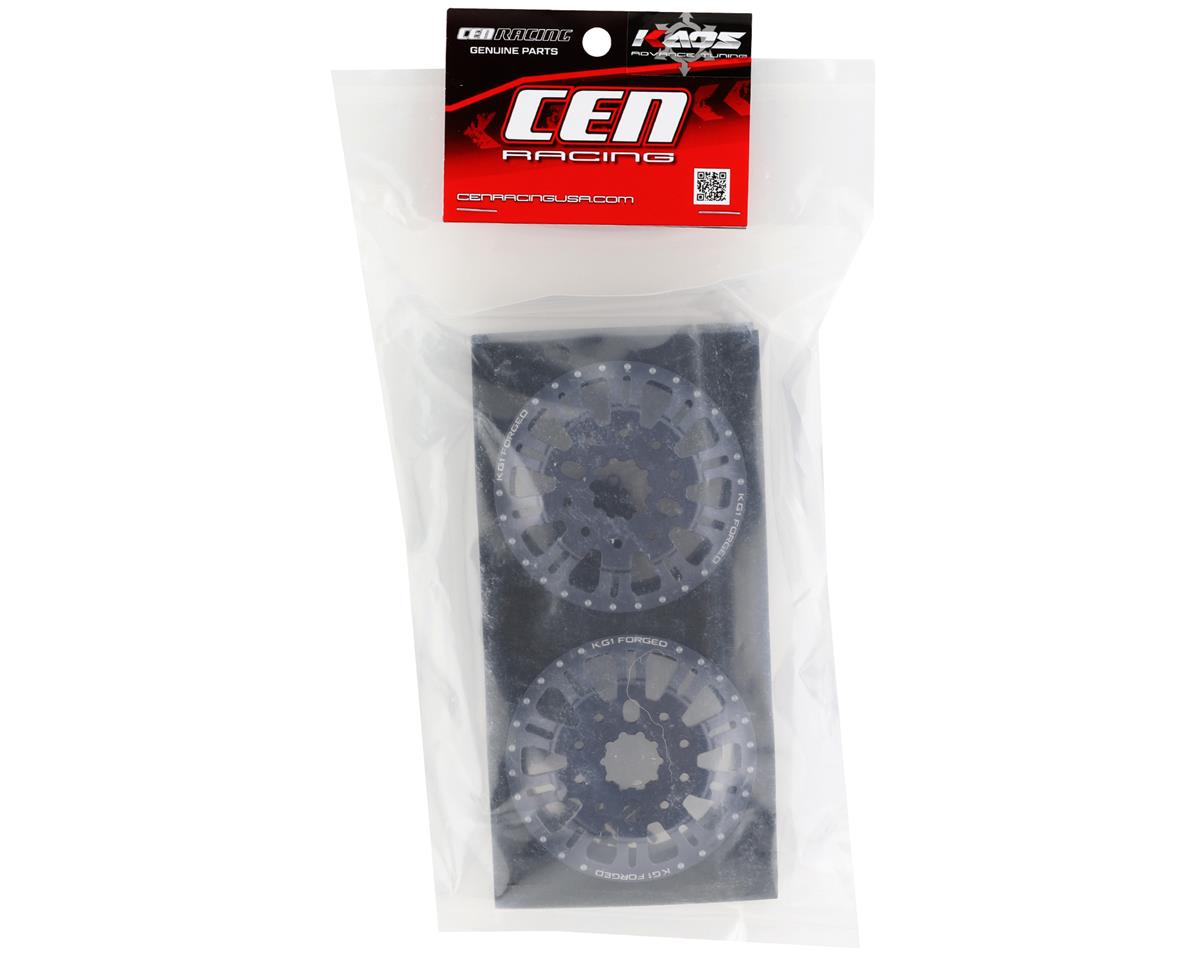 CEN KG1 KD004 DUEL Rear Dually Aluminum Wheel (Gun Metal) (2)