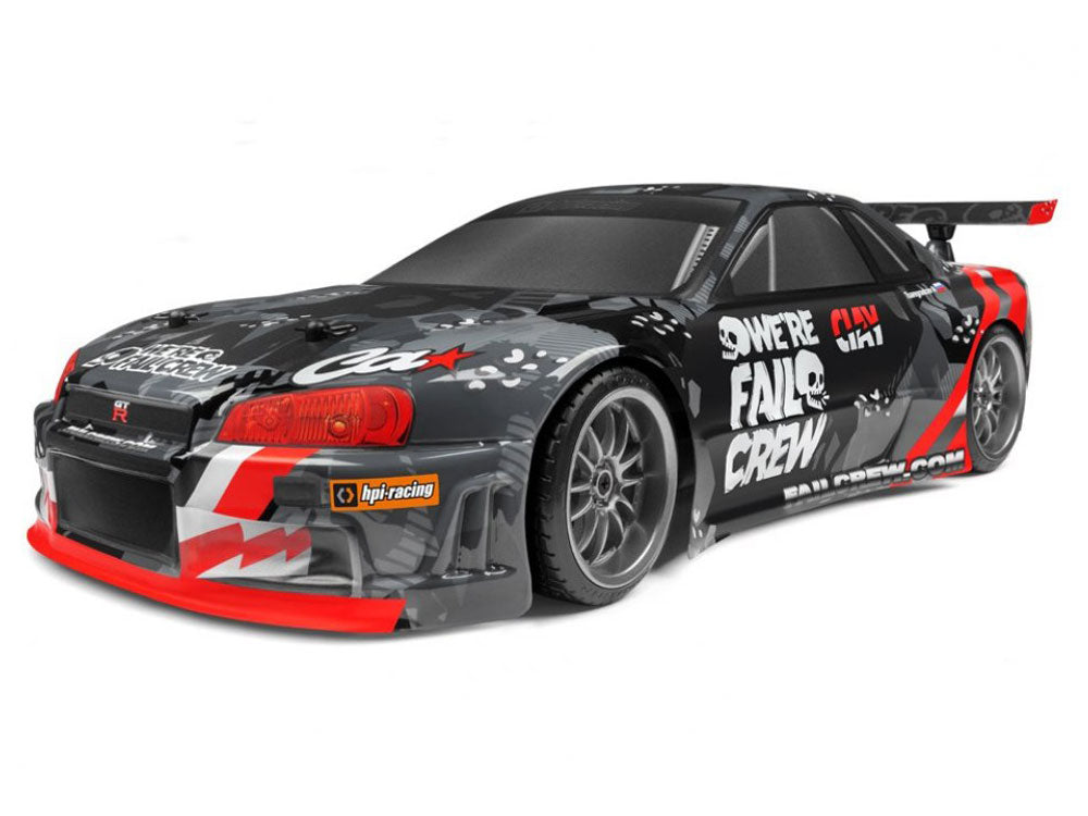 HPI Racing Nissan S13 Clear Body Shell 200mm – E10 Drift Custom Paint