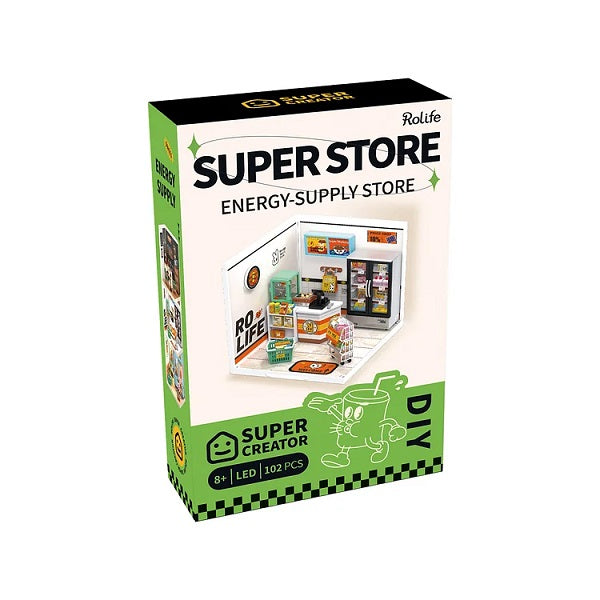 Robotime Super Store Series; Energy Supply Store