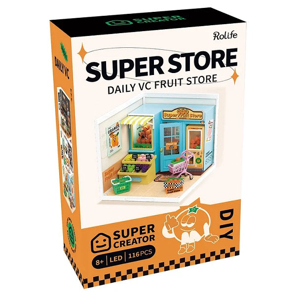 Robotime Super Store Series; Daily VC Fruit Store