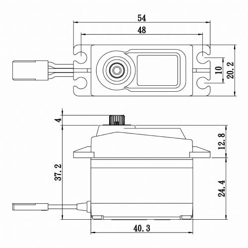 Savox Standard Size Coreless Digital Servo Soft Start 6V