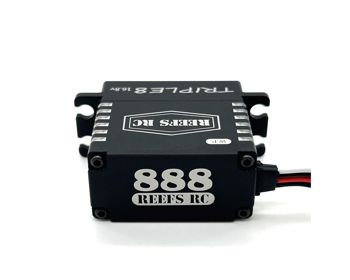 Reefs RC Triple 8 16.8V 4S Direct High Torque High Speed Brushless Servo with 4S Connector