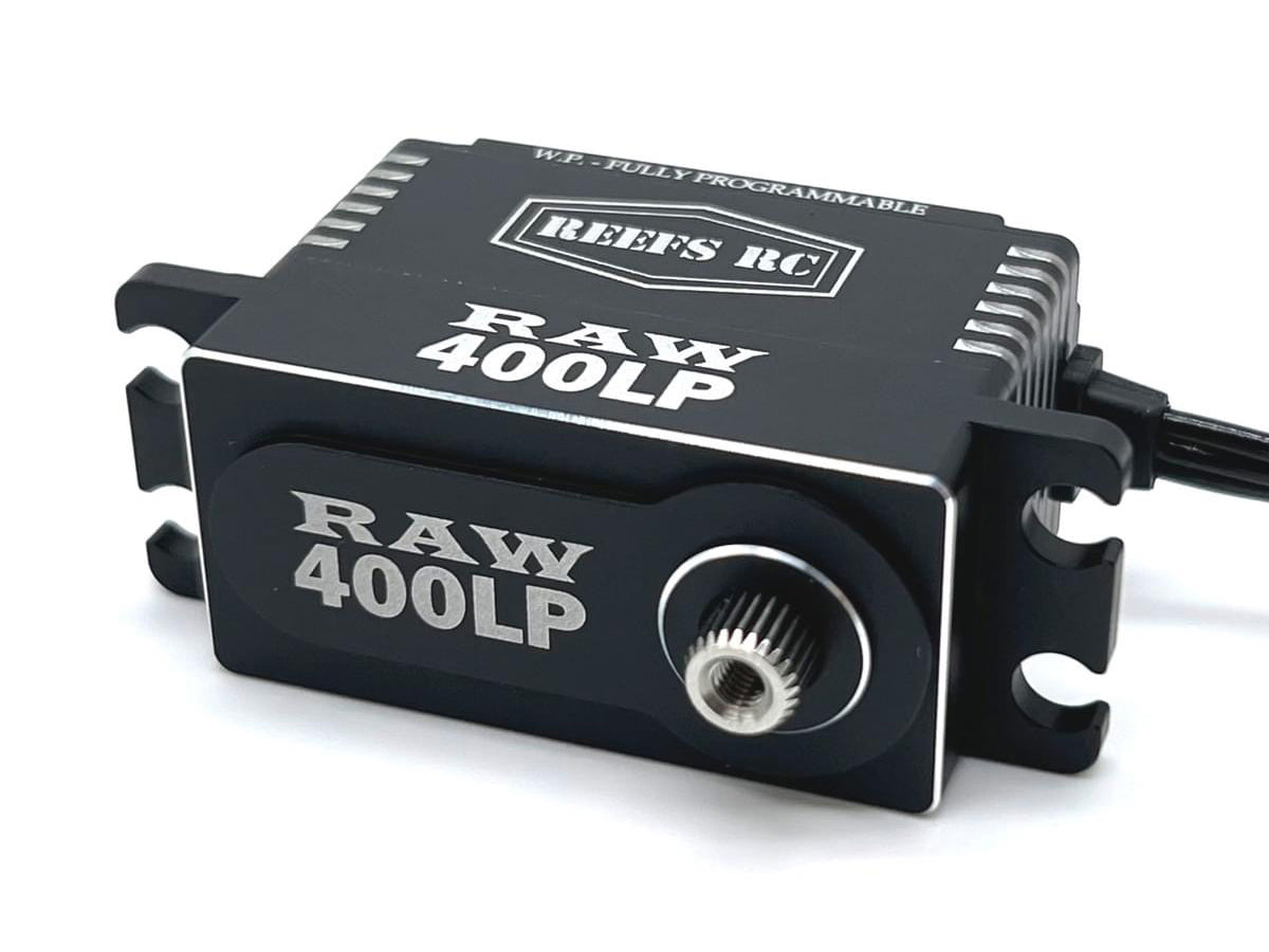 Reefs RC RAW 400 LP Black Fully Programmable Waterproof Servo