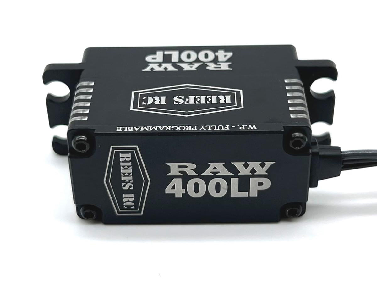 Reefs RC RAW 400 LP Black Fully Programmable Waterproof Servo