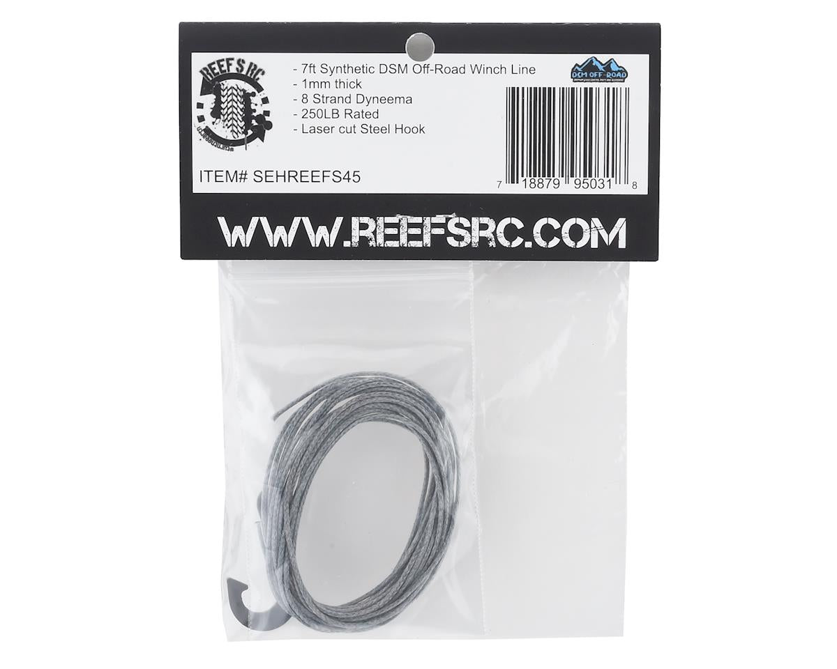 Reefs RC Synthetic Winch Line w/ Steel Hook