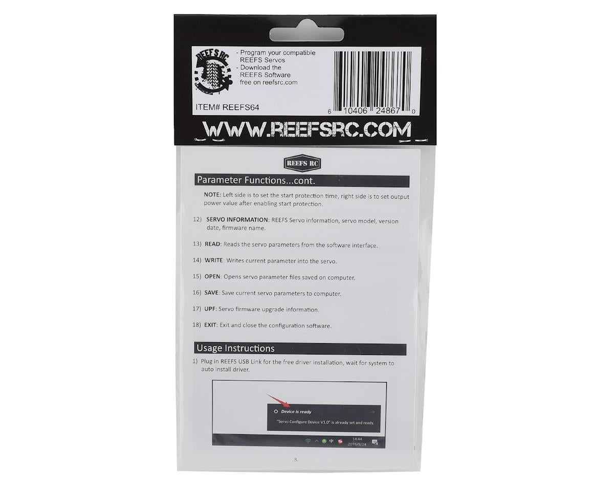 Reefs RC USB Link - Servo Programmer