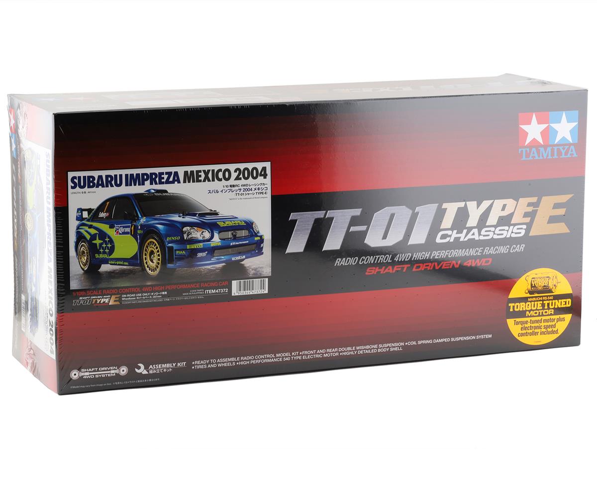 Tamiya 1/10 RC Subaru Impreza Mexico 2004 0n-Road Kit with TT01E Chassis