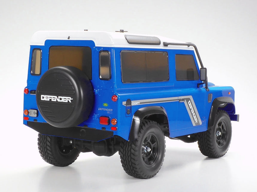 Tamiya 1/10 RC 1990 Land Rover Defender 90 Pre-Painted Truck Kit  CC-02 Chassis