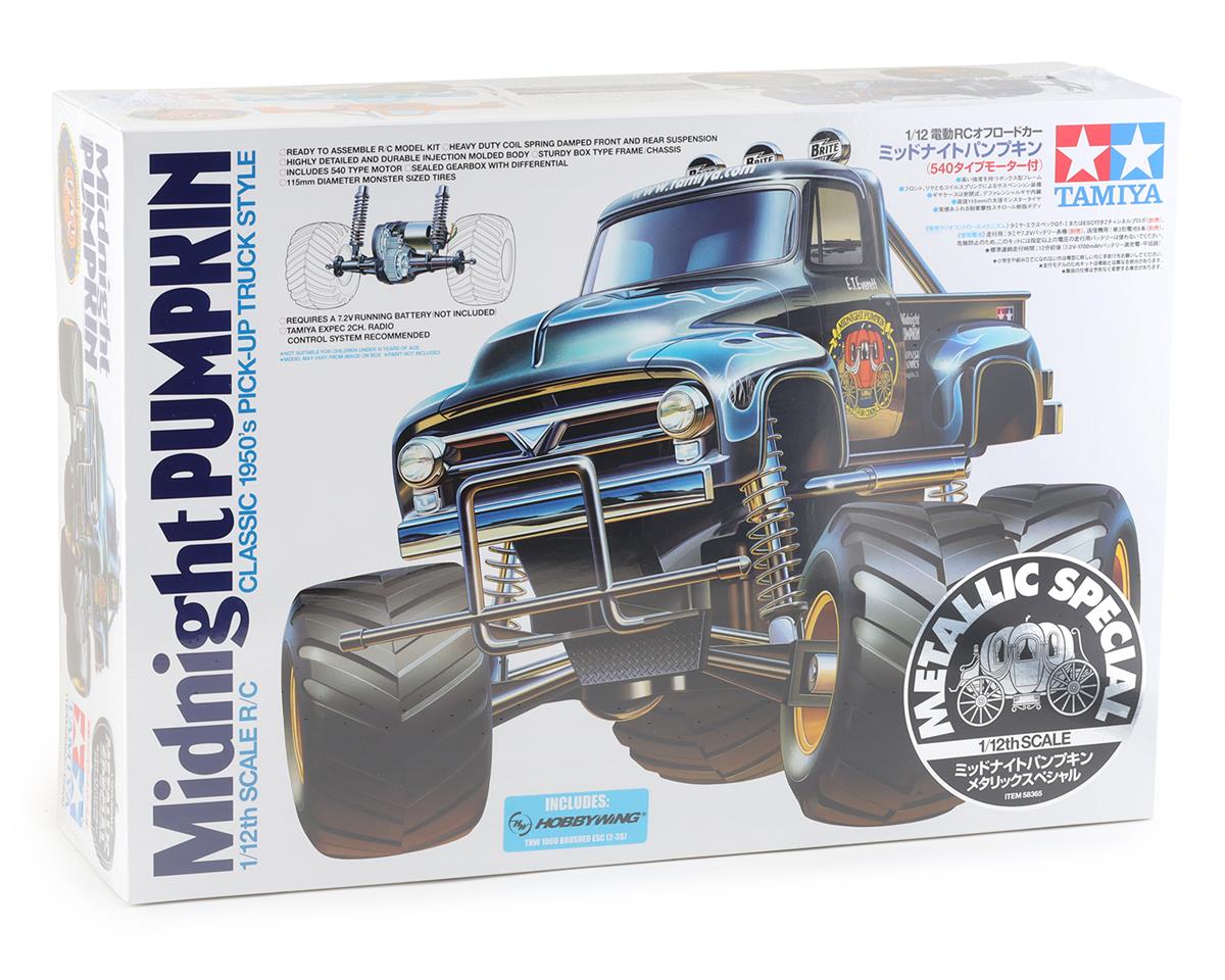 Tamiya Midnight Pumpkin 1/12 2WD Electric Monster Truck Kit (Metallic Special)