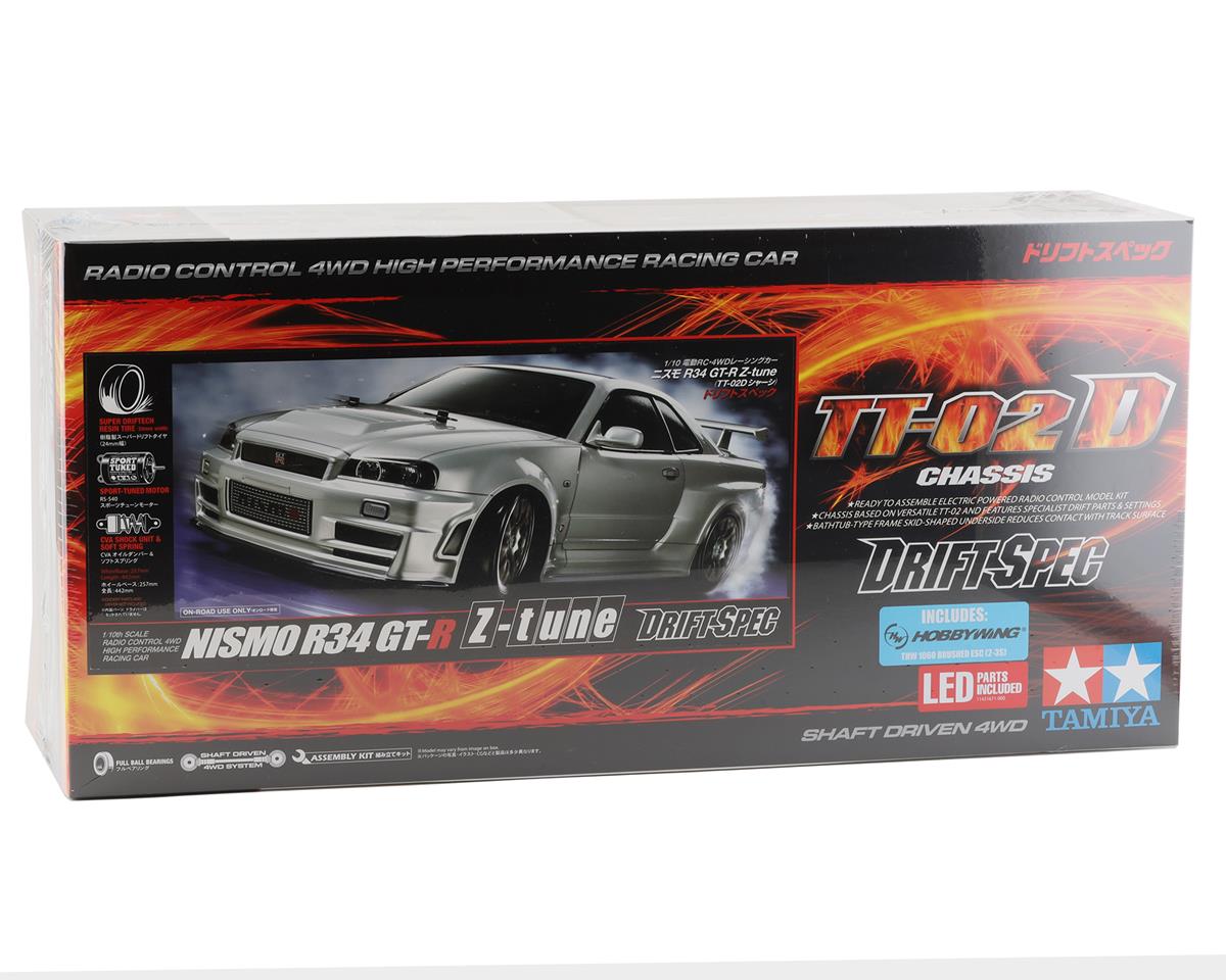 Tamiya 1/10 RC Nismo R34 GT-R Z-Tune Kit TT02D Drift Spec Chassis