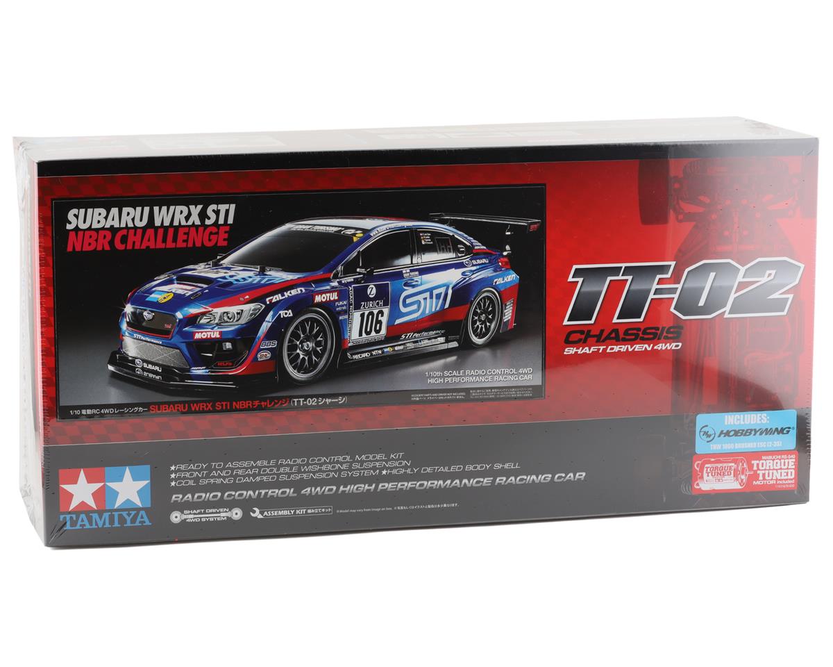 Tamiya 1/10 RC TT-02 Subaru 4WD WRX STI  Hobbywing THW 1060 ESC