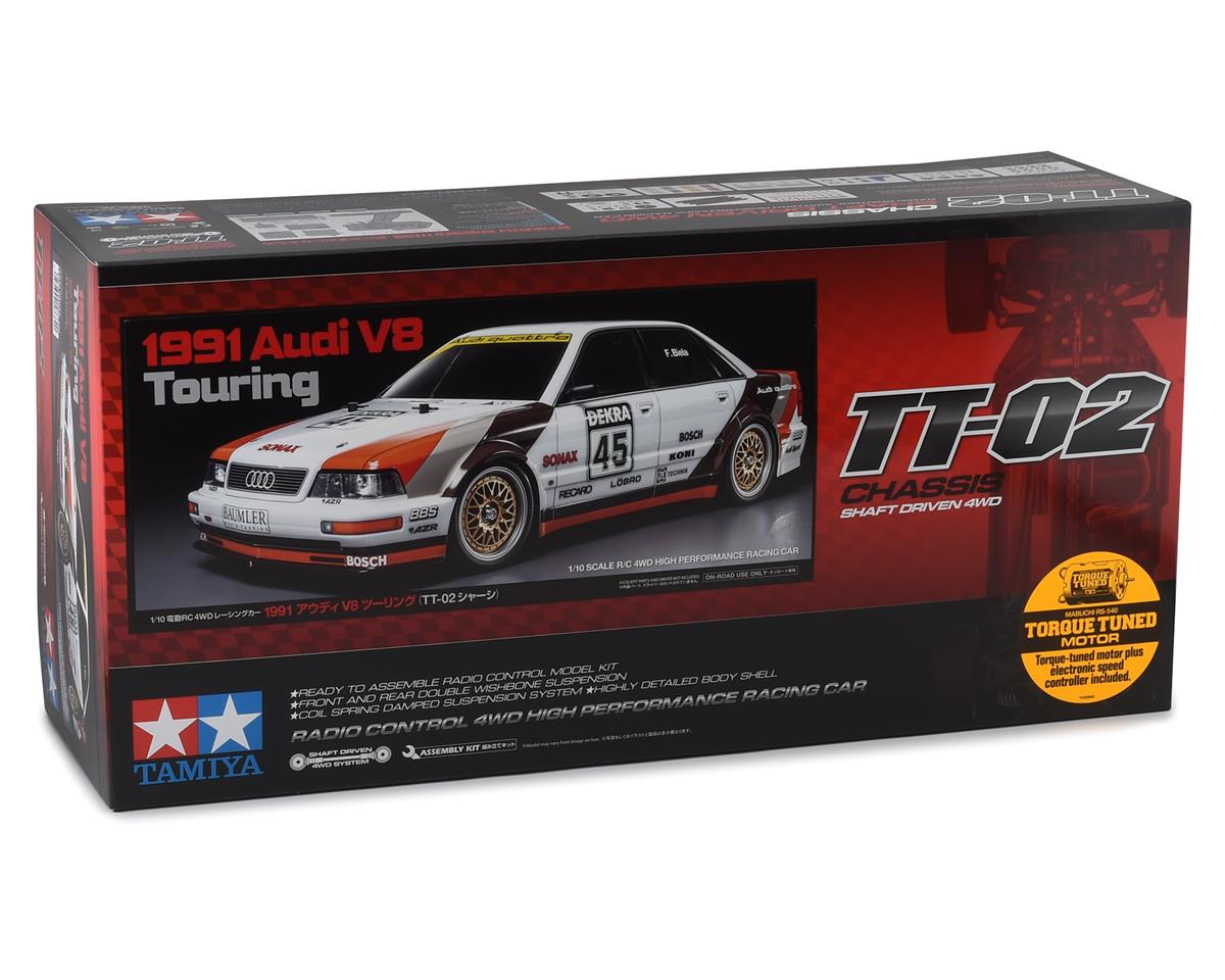 Tamiya 1991 Audi V8 Touring TT-02 1/10 4WD Electric Touring Car