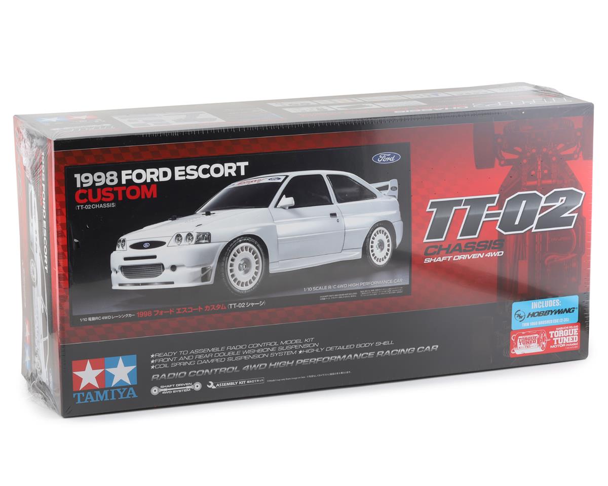 Tamiya 1/10 RC 1998 Ford Escort Custom Kit  TT-02 Chassis