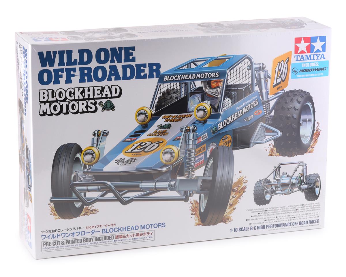 Tamiya 1/10 RC Wild One Off-Roader Buggy Blockhead Motors Kit  Hobbywing THW 1060 ESC