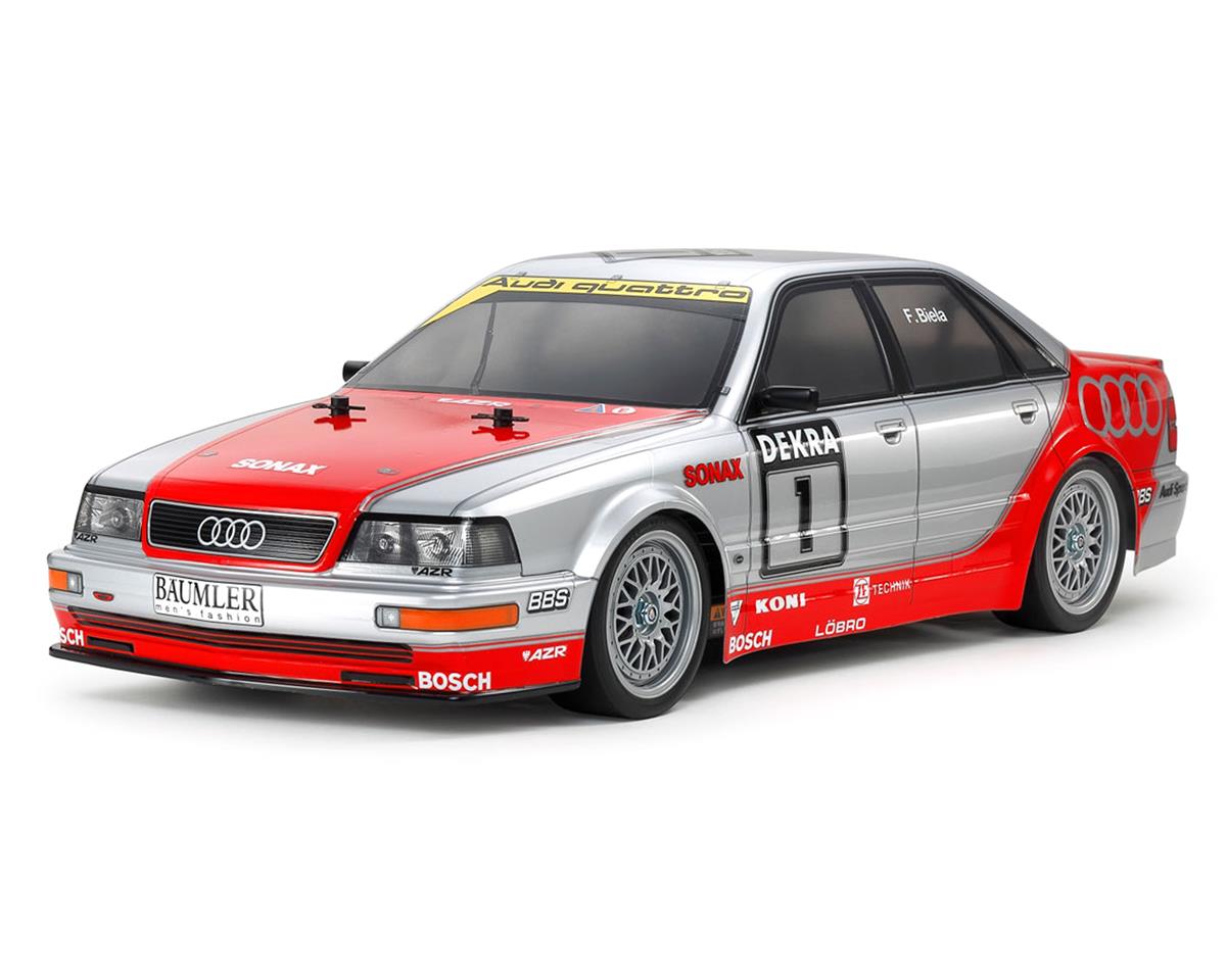 Tamiya 1/10 RC TT-02 1992 Audi V8 Touring Model Kit  Hobbywing THW 1060 ESC